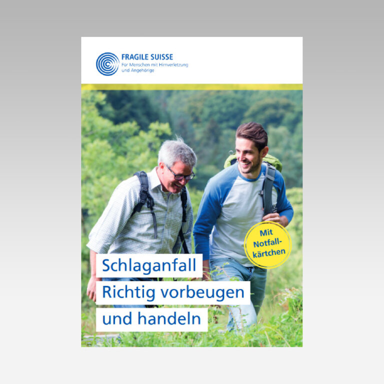 Flyer «Hirnschlag: Richtig vorbeugen und handeln»