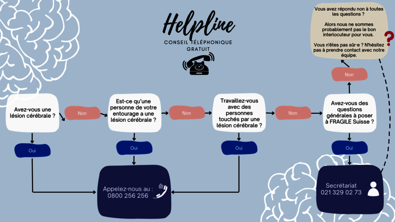 une graphique informatique à propos de la Helpline