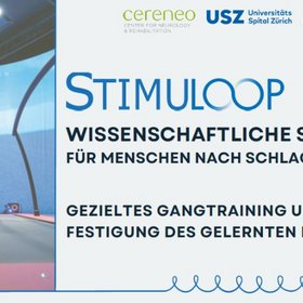Stimuloop: Wissenschaftliche Studie für Menschen nach Schlaganfall. Gezieltes Gangtraining und Festigung des Gelernten im Schlaf.
