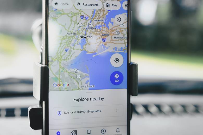 Google Maps sur un téléphone