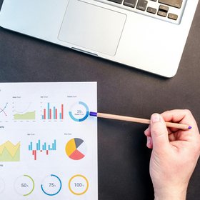 Feuille avec des statistiques