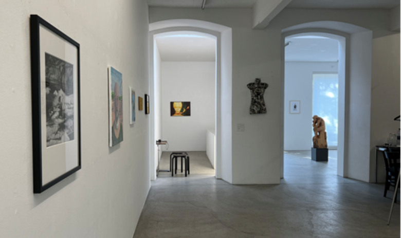 Eine Kunstgallerie